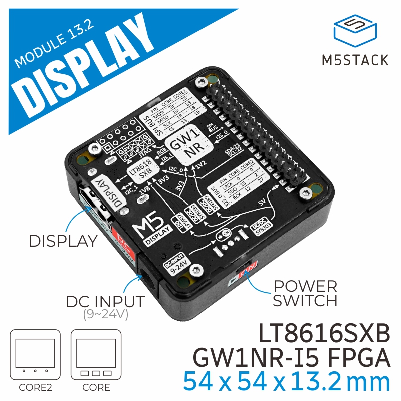 Electronics Project Kit - M5Stack 공식 디스플레이 모듈 13.2