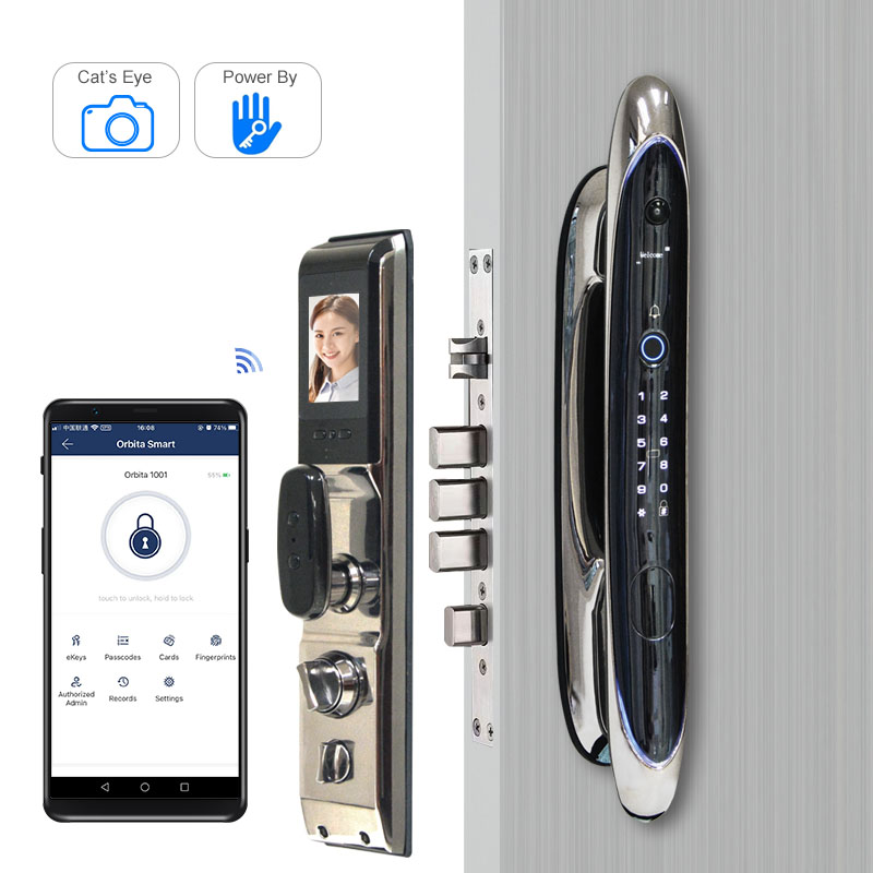 Smart Door Lock Wifi - 오르비타 스테인리스 스틸 외부 지능형 와이파이