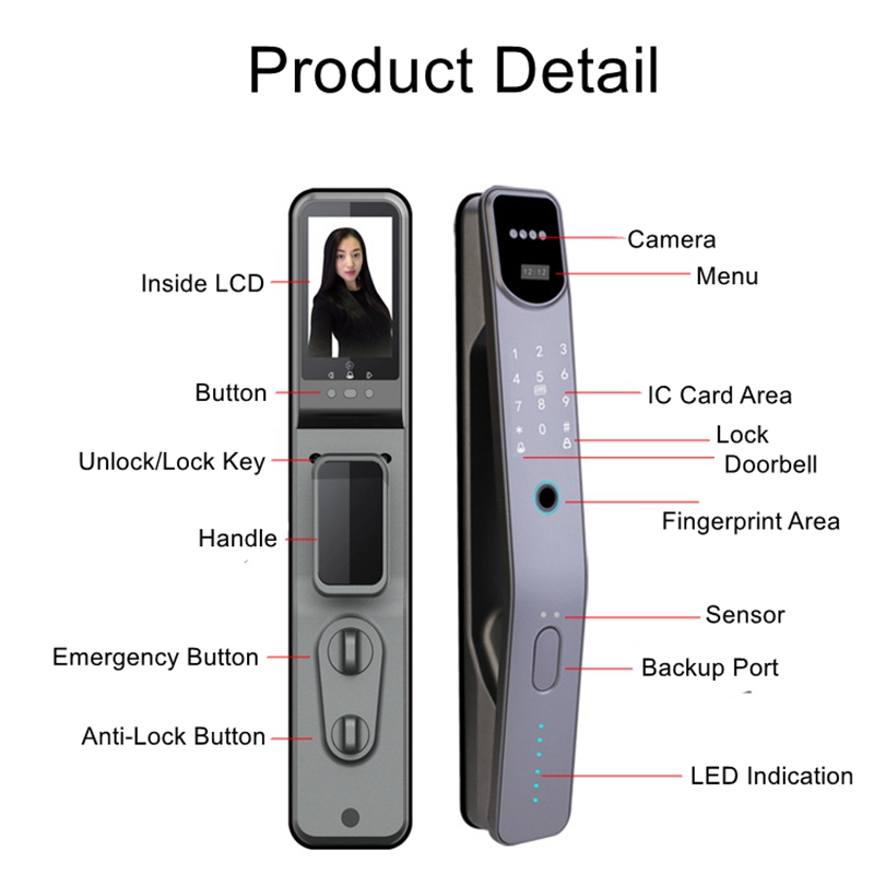 투야 와이파이 전자 지문 스마트 문짝 잠금 장치, 3D - Smart Door Lock Wifi 리뷰 및 가격