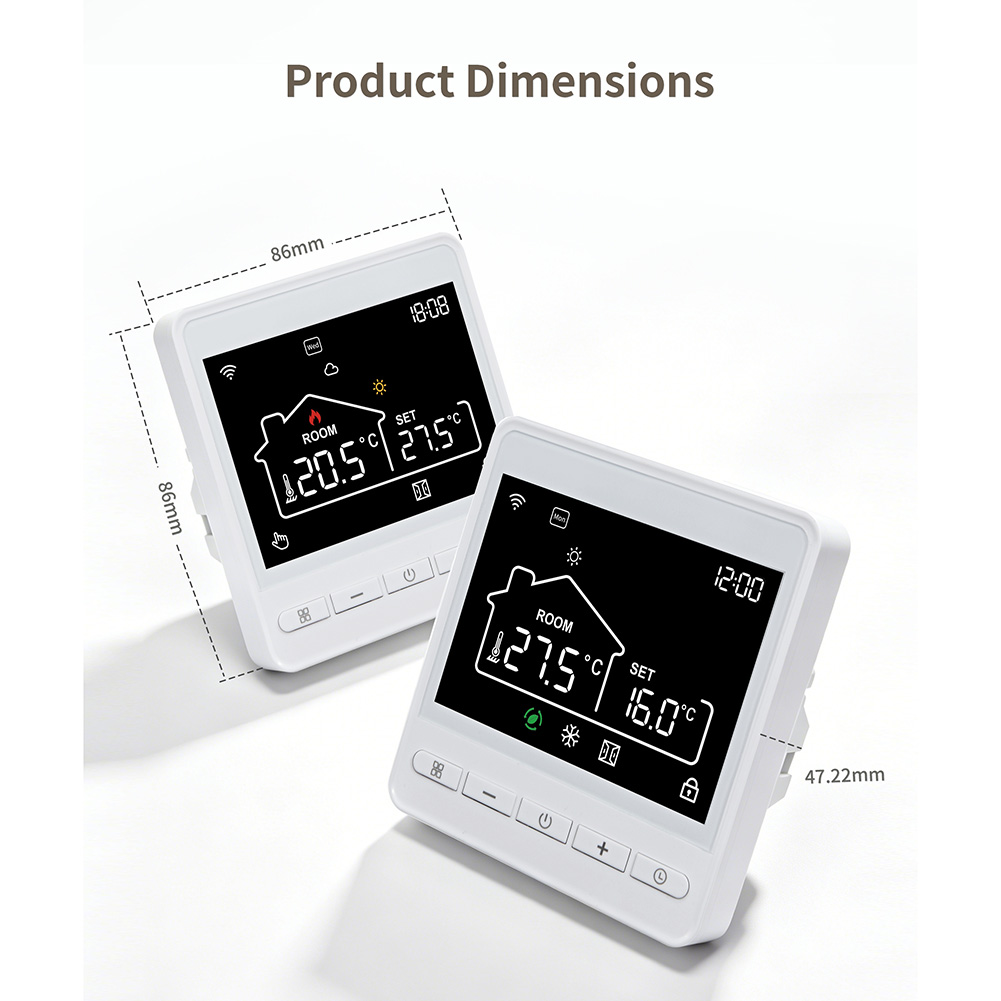 Tuya 앱을 통해 원격으로 제어할 수 있는 스마트 온 - Wifi Thermostat 리뷰 및 가격
