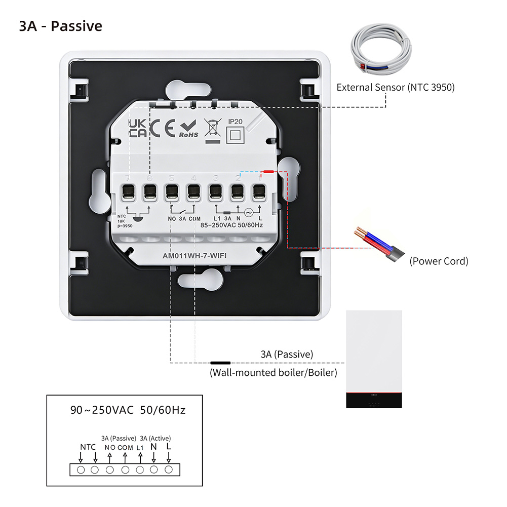 Tuya 앱을 통해 원격으로 제어할 수 있는 스마트 온 - Wifi Thermostat 리뷰 및 가격