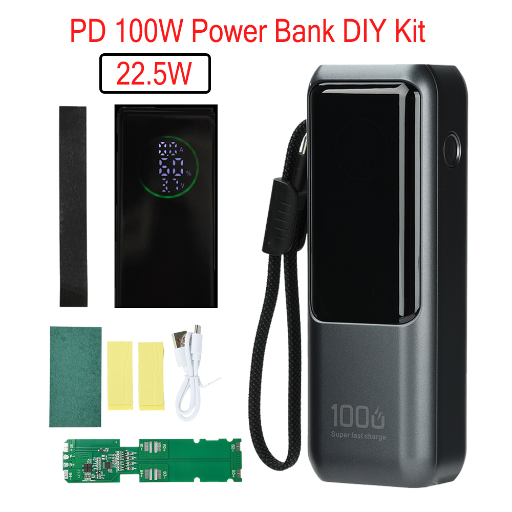 PD 100W 고속 충전 보조 배터리 키트, 4개의 2 - Electronics Project Kit 리뷰 및 가격