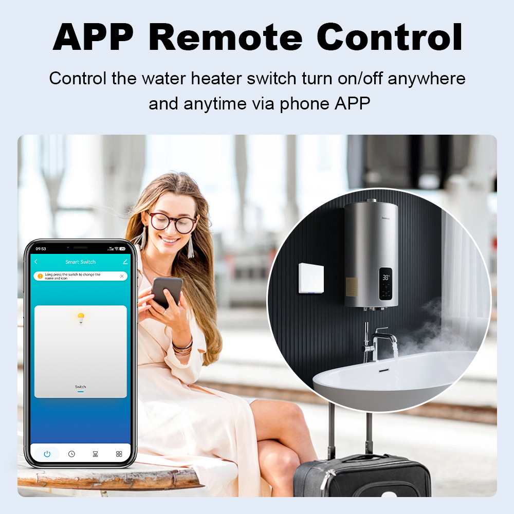MANHOT 스마트 와이파이 EU 온수기 보일러 스위치 - Smart Light Switch Wifi 리뷰 및 가격