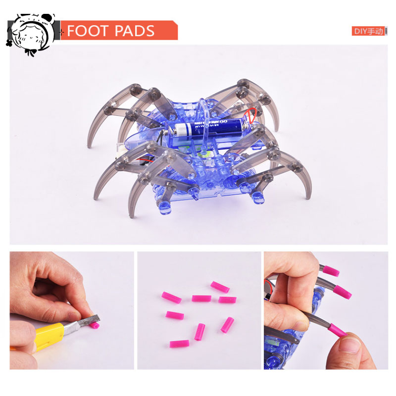 뜨거운 판매 새로운 전기 로봇 거미 장난감 DIY 교육 - Stem Robotics Kit 리뷰 및 가격