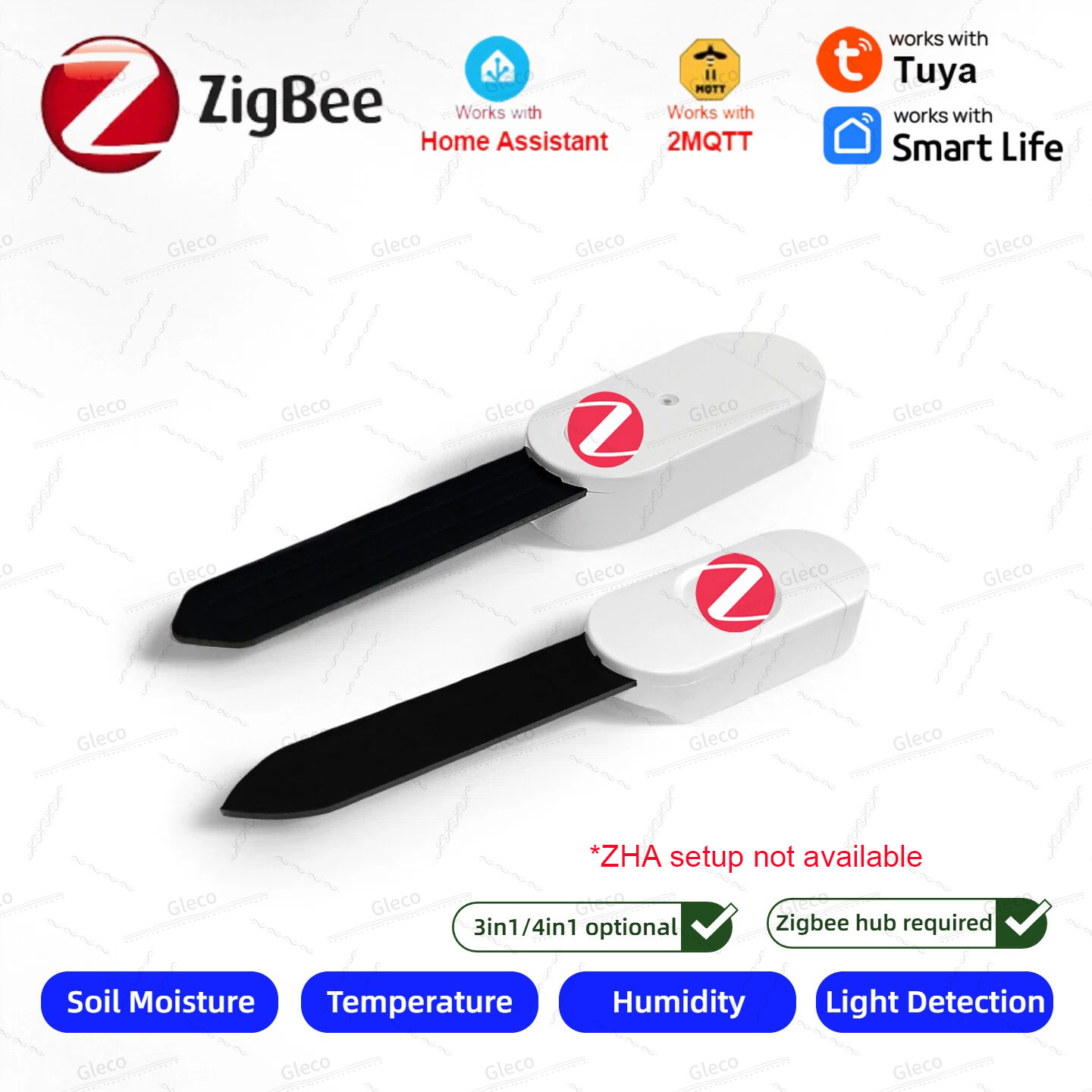 Zigbee 토양 수분 센서 미터 온도 습도 비옥도 광 - Smart Home Automation Kit 리뷰 및 가격