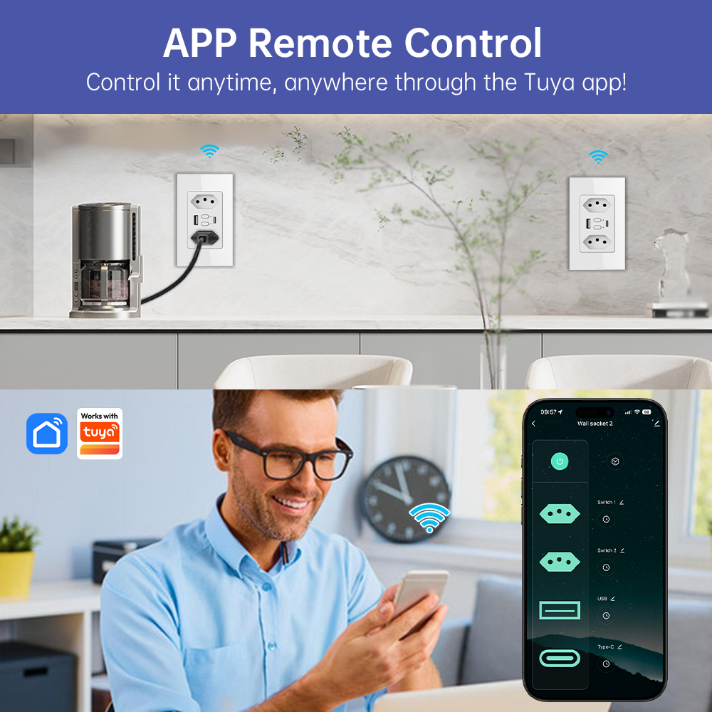 MANHOT Wifi 스마트 브라질 소켓 스위치(USB - Wifi Smart Plug 리뷰 및 가격