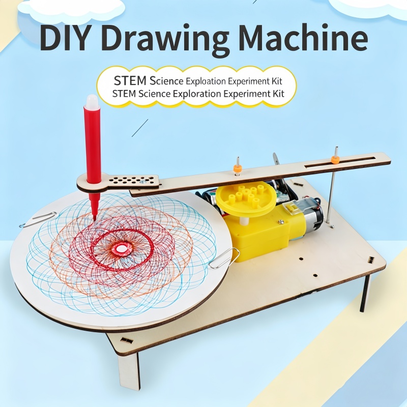 1-3Pcs DIY 나무 전기 플로터 드로잉 로봇 장난 - Stem Robotics Kit 리뷰 및 가격