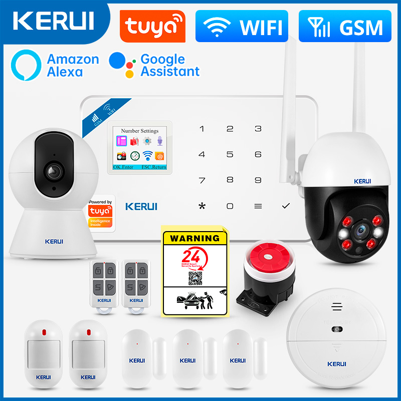 KERUI W181 경보 시스템 보안 홈 WIFI GS - Smart Home Automation Kit 리뷰 및 가격