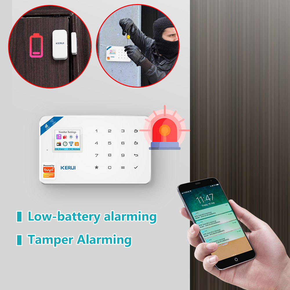 KERUI W181 경보 시스템 보안 홈 WIFI GS - Smart Home Automation Kit 리뷰 및 가격