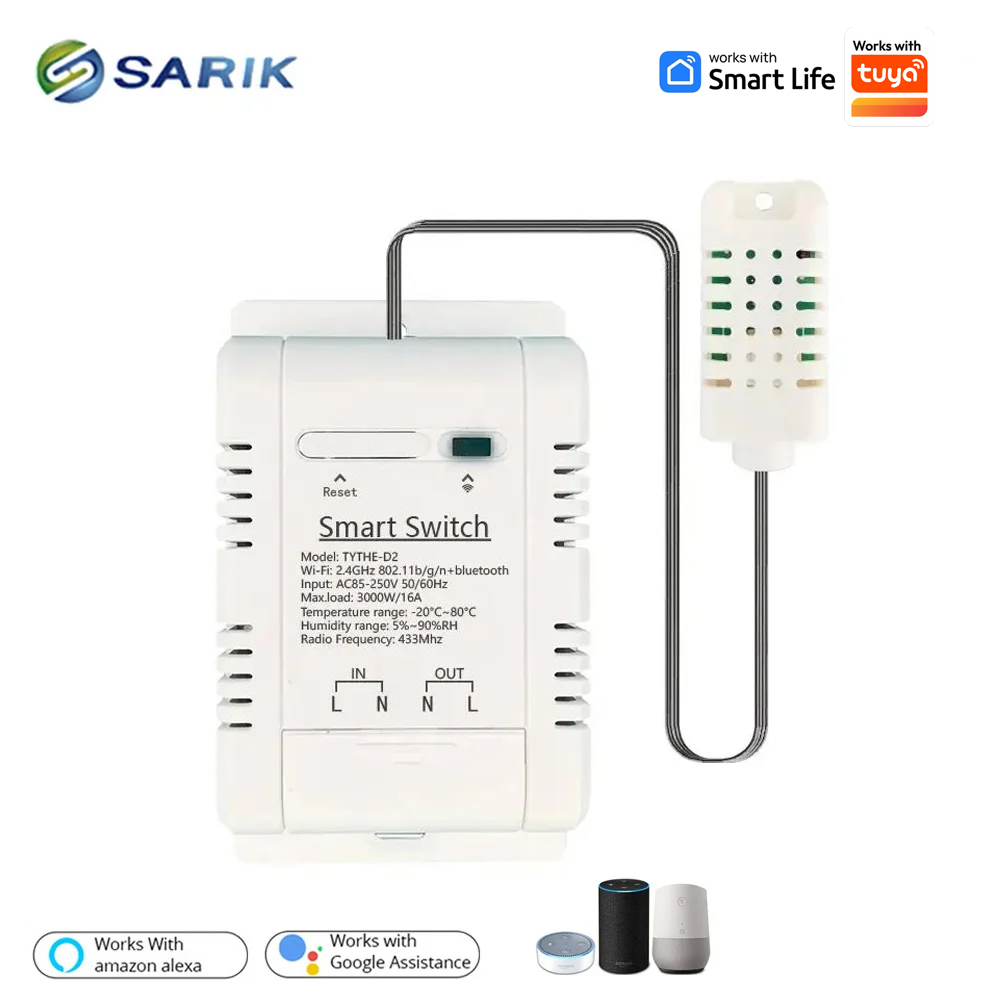 Tuya 16A 3000W WiFi 온도 조절 스위치, - Wifi Thermostat 리뷰 및 가격