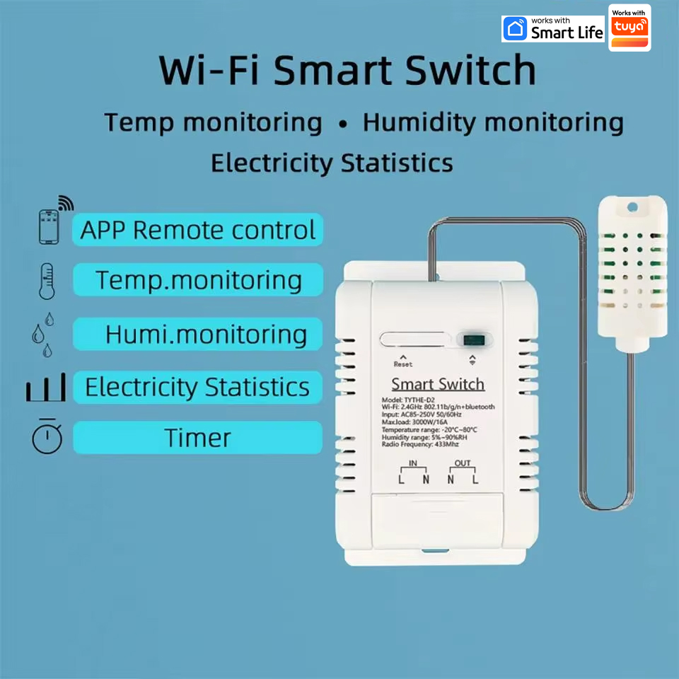 Tuya 16A 3000W WiFi 온도 조절 스위치, - Wifi Thermostat 리뷰 및 가격