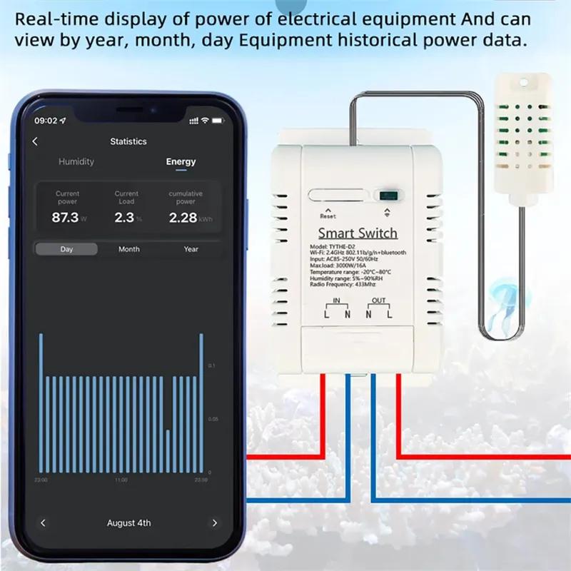 Tuya 16A 3000W WiFi 온도 조절 스위치, - Wifi Thermostat 리뷰 및 가격