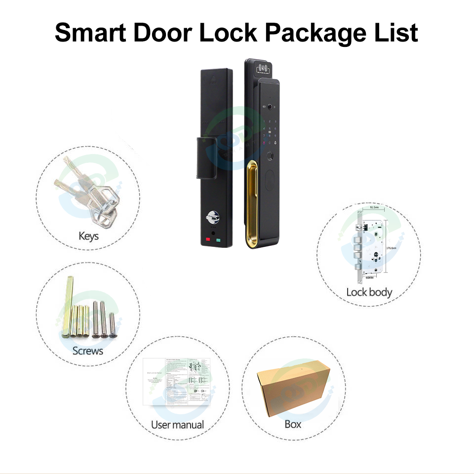 와이파이 비디오 인터콤 얼굴 인식 도어락 카메라 실시간 - Smart Door Lock Wifi 리뷰 및 가격