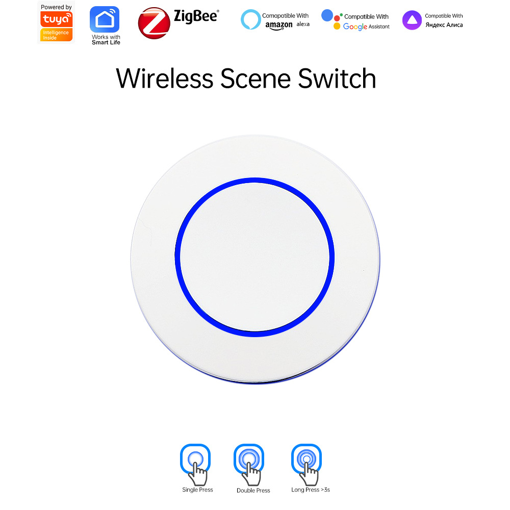 푸시 버튼 무선 스마트 장면 스위치 컨트롤러 배터리 구 - Smart Home Automation Kit 리뷰 및 가격